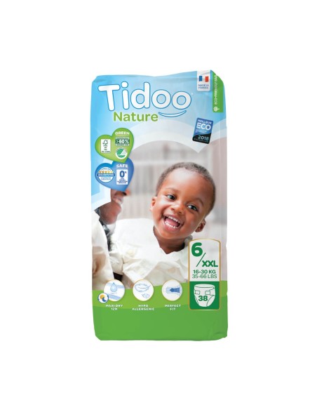 Tidoo Windeln 6XXL (16-30Kg) 38 Stück Tidoo Windeln 6XXL (16-30Kg) 38 Stück