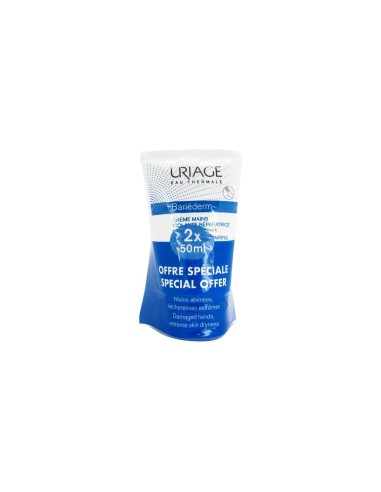 Uriage Bariéderm Isolierende und reparierende Handcreme 2x50ml