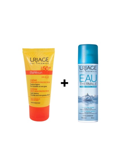 Uriage Bariésun Creme SPF50 + 50 ml + Eau Thermale Thermalwasser 50 ml Uriage Bariésun Creme SPF50 + 50 ml + Eau Thermale Thermalwasser 50 ml