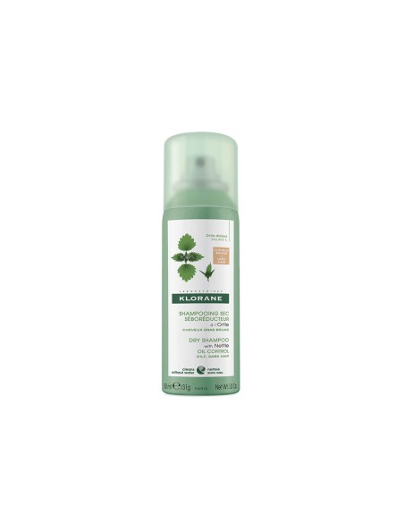 Klorane Dry Shampoo Nettle Oil Control Brown Hair 50ml Klorane Dry Shampoo Nettle Oil Control Brown Hair 50ml