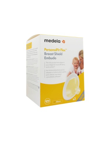 Medela Personalfit Flex Größe XL 30mm 2 Trichter