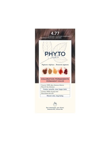 Phyto Color Permanent Färbung mit pflanzlichen Pigmenten 4.77 Brown Deep Brown