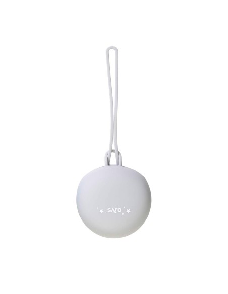 Saro Silicone Pacifiers Holder Grey