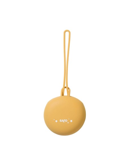 Saro Silicone Pacifiers Holder Mustard