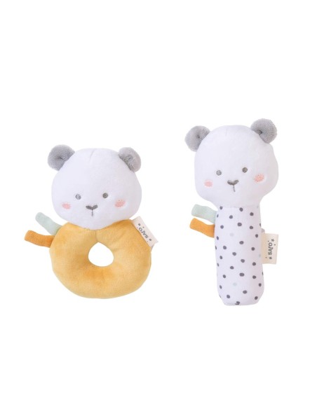 Saro Sweet and Fun Rottle Set Mustard