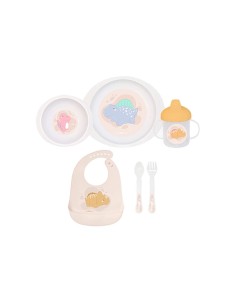 Saro Happy Dinos Microwave Feeding Set 6 Stück