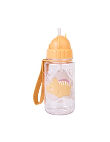 Saro Bottle with Straw Mustard 400ml