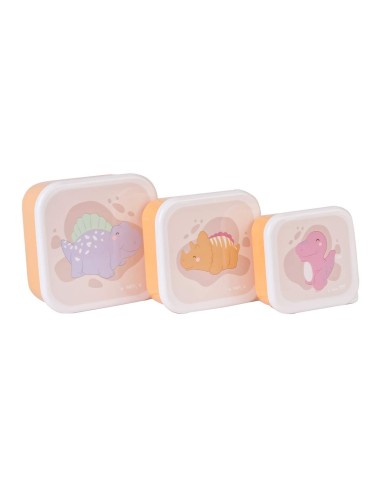 Saro Set of 3 Lunch Boxes Mustard