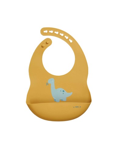 Saro Party Silicone Bib Mustard