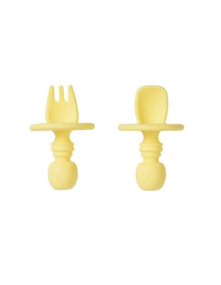 Saro Anti-Chaking Initiation Cutlery Mustard