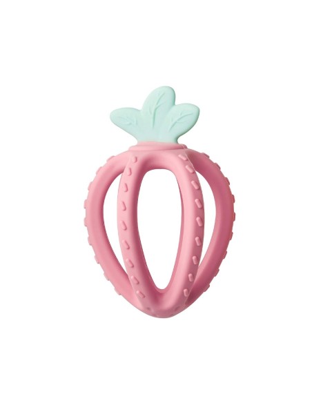 Saro Fresh Fruit Teether Pink