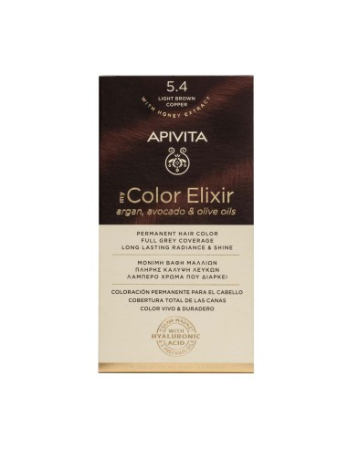 Apivita My Color Elixir 5.4 Helles kupferfarbenes Braun