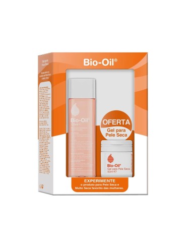 Bio-Ölpackung Reparatur- und Feuchtigkeitsöl 200ml + Gel für trockene Haut 50ml