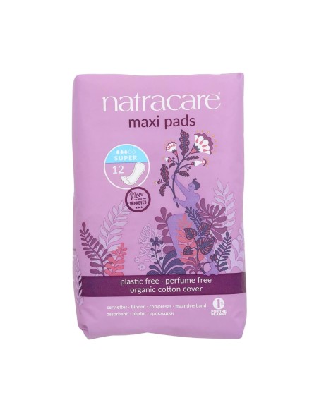 Natracare Super Natural Maxi Pads 12 Einheiten