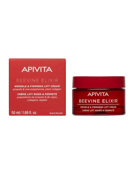 Apivita Beevine Elixir Wrinkle and Firmness Lift Cream Rich 50ml Apivita Beevine Elixir Wrinkle and Firmness Lift Cream Rich 50ml
