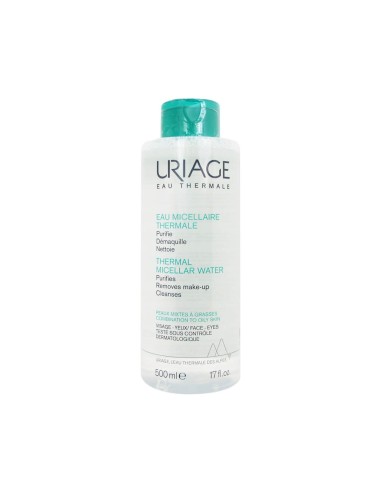 Uriage Thermal Micellar Water Kombination zu fettiger Haut 500ml