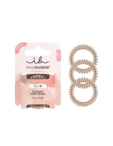 Invisibobble Slim Bronze Me Pretty x3