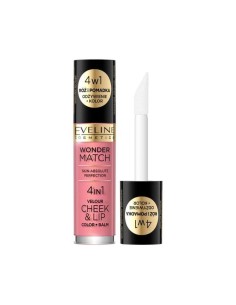 Eveline Wonder Match 4in1 Cheek and Lip 02 4,5ml 2