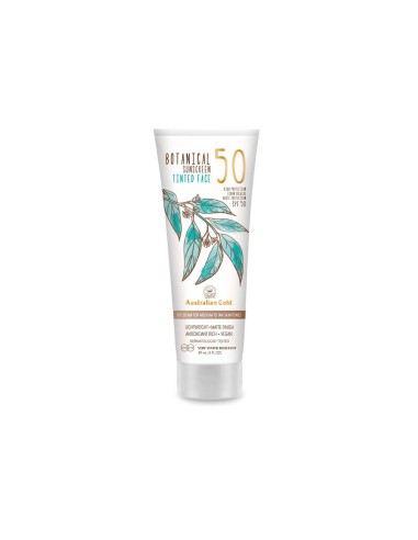 Australian Gold Botanical getönte Gesichtslotion SPF50 Medium-Tan 89ml