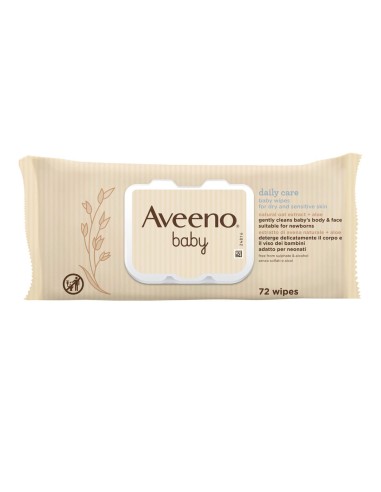 Aveeno Baby Daily Care Baby Wipes 72 Stück