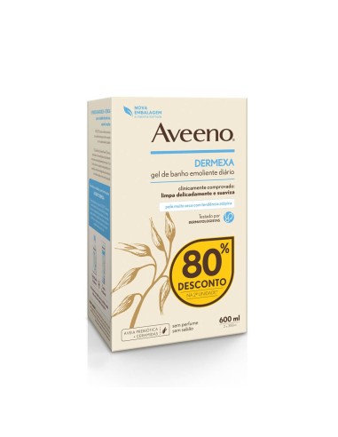 Aveeno Duo Dermexa Daily Emollient Duschgel 300ml