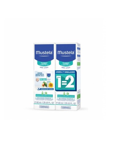 Mustela Mustela Stelatopia Emollient Gesichtscreme 2x40ml