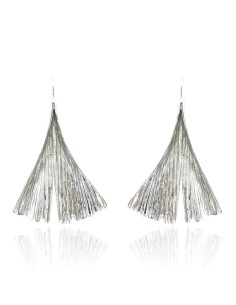 MRio Spirit Silberblatt Gingko-Ohrringe