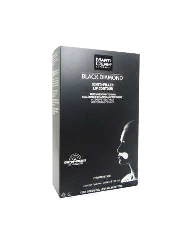 Marderm Black Diamond Lip Contour Behandlung 4Patches + Gel 4ml