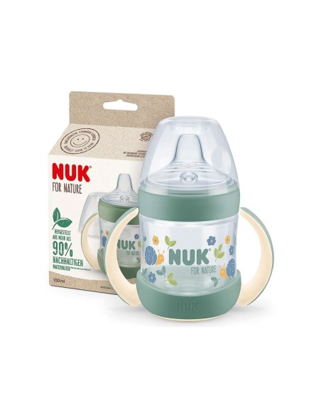 Nuk For Nature Learning Bottle Green 6m 150ml Nuk For Nature Learning Bottle Green 6m 150ml