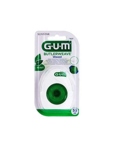 Gum Butlerweave Zahnseide Mint 55m