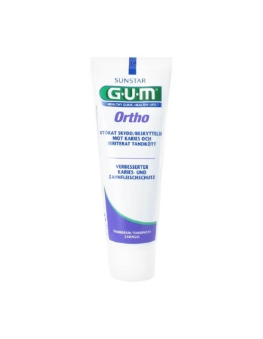 Gum Ortho Gel Dentifico für kieferorthopädische Geräte 75ml