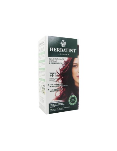 Herbatint Permanent Haarfarbe Gel FF1 Red Henna 150ml