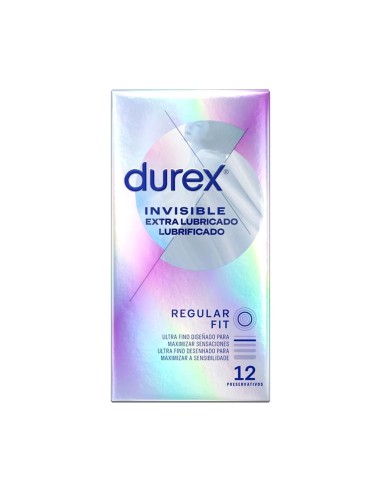 Durex Invisible Extra Lubricated 12 Kondome