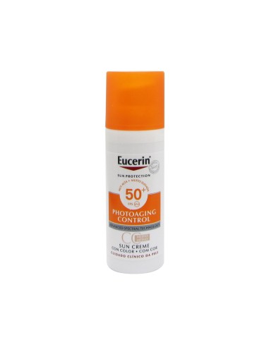 Eucerin Sun Photoaging Control Tinted Anti-Aging Gel-Sonnencreme Medium SPF50 50ml