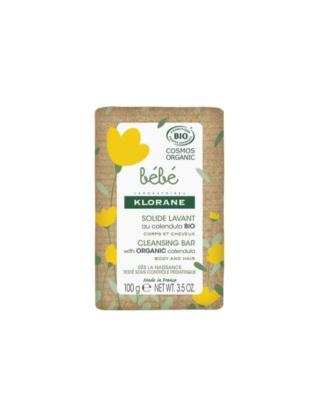 Klorane Bébé Bio Seife Bar Fest 100g
