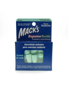 Macks Earplugs Foam Noise 5 Pairs