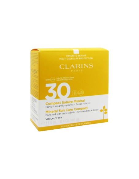 Clarins Compact Solaire Mineral SPF30 - Naturbeige 11,5 ml Clarins Compact Solaire Mineral SPF30 - Naturbeige 11,5 ml