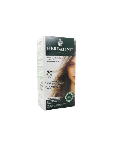 Herbatint Permanent Haarfarbe Gel 7C Blond Grey 150ml