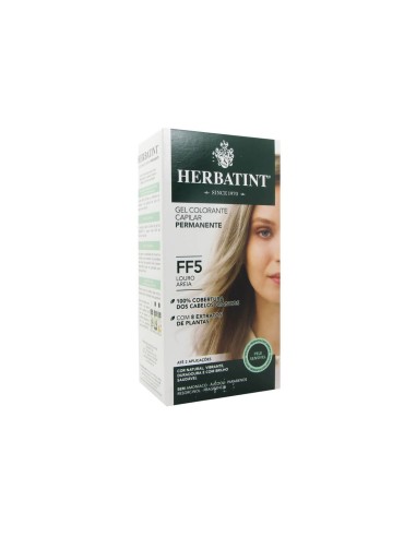 Herbatint Permanent Haarfarbe Gel FF5 Blond Sand 150ml