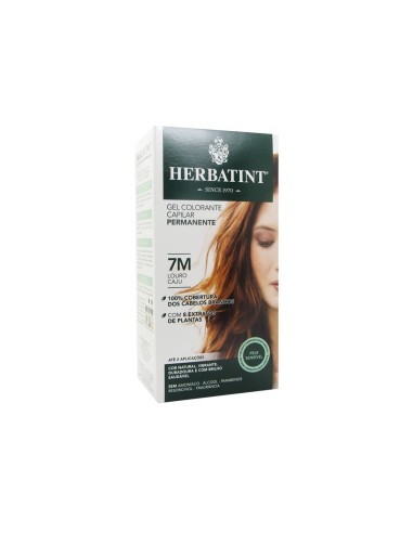 Herbatint Permanent Haarfarbe Gel 7M Cashewblond 150ml