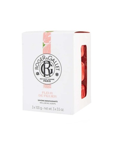 Roger Gallet-Fleur von Figuier Duft Seife 3x100g