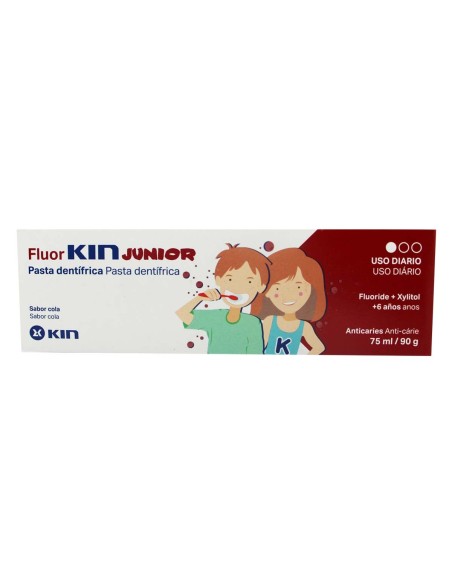 Kin Fluorid Junior Zahnpasta Cola-Geschmack 75ml Kin Fluorid Junior Zahnpasta Cola-Geschmack 75ml