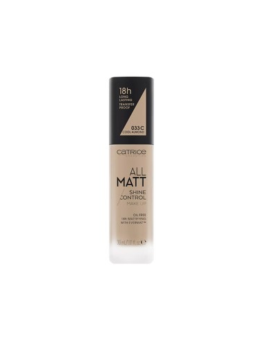 Catrice All Matt Shine Control Make Up 033C Cool Almond 30ml