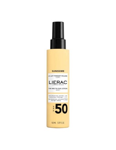 Lierac Sunissime Feuchtigkeitsspendende Sonnenmilch SPF50 150ml