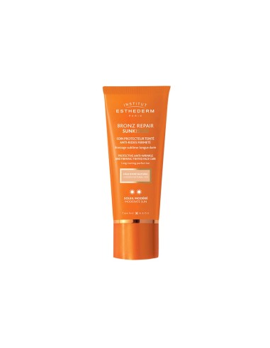 Institut Esthederm Bronz Repair Soin Schützer Teinté Anti-Rides Fermeté Soleil Modéré 50ml