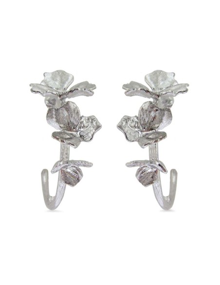 MRio Spirit Silber-Ohrringe 3 Blumen