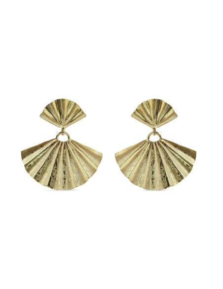 MRio Inka-Ohrringe Silber Fächer Groß