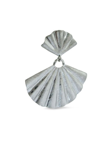 MRio Inka-Ohrringe Silber Fächer Groß