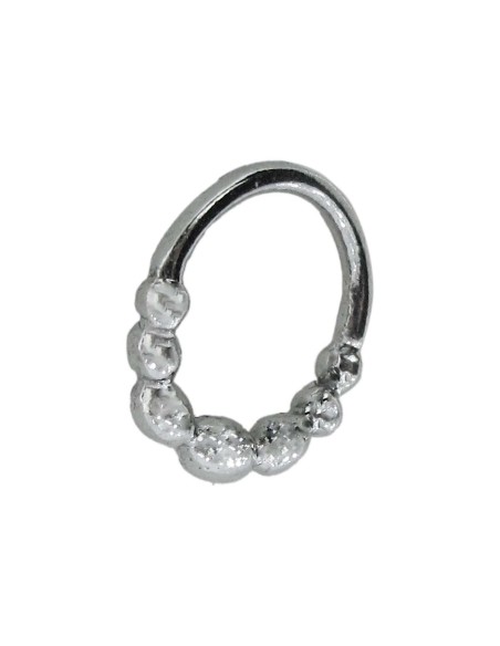 MRio Margot Silber Ohrringe Ring Kugeln