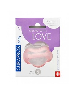 Curaprox Baby Silikon Schnuller Rosa Größe 2